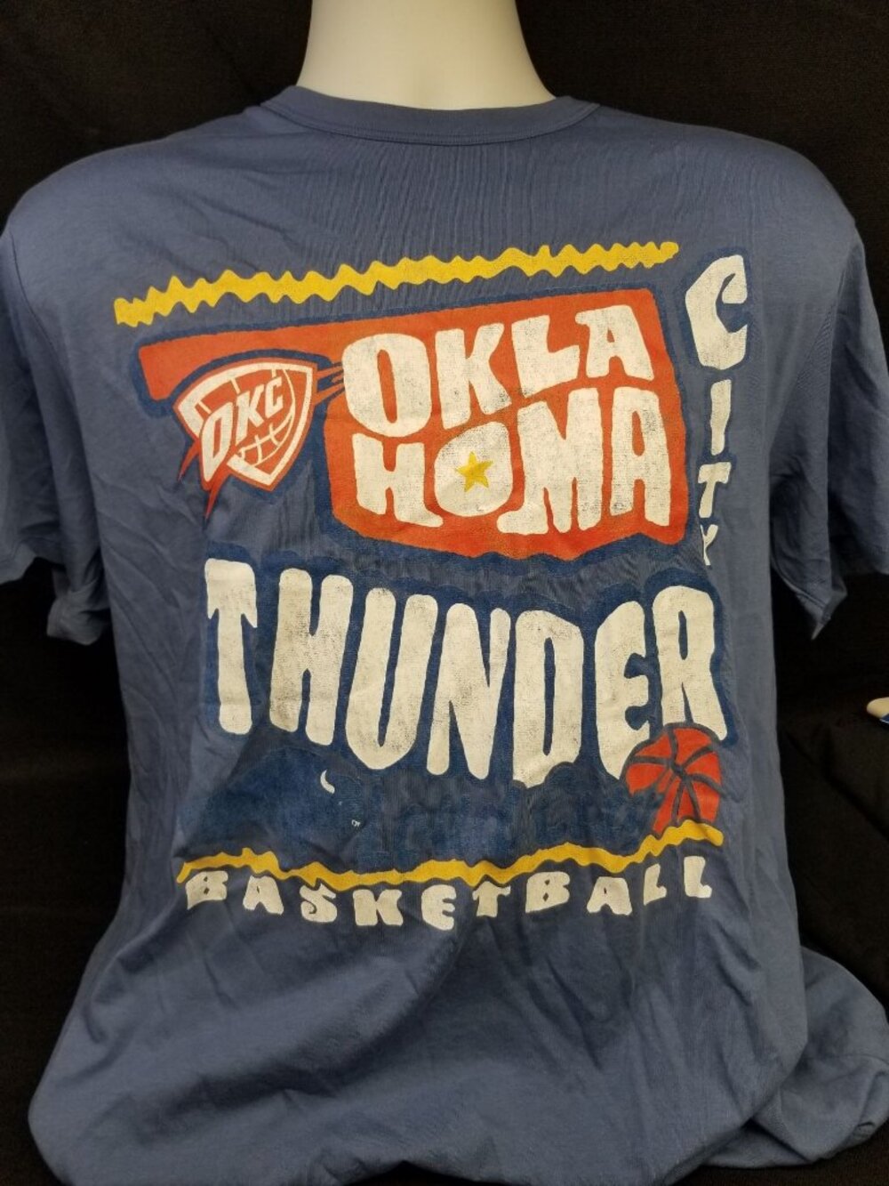 47 Brand Men's Oklahoma City Thunder Blue T-Shirt Size S NEW WITH TAGS!